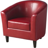 Tempo Tub Chair Red Fabric